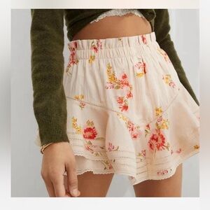 Aerie Rock n Ruffle Skort Skirt Size M